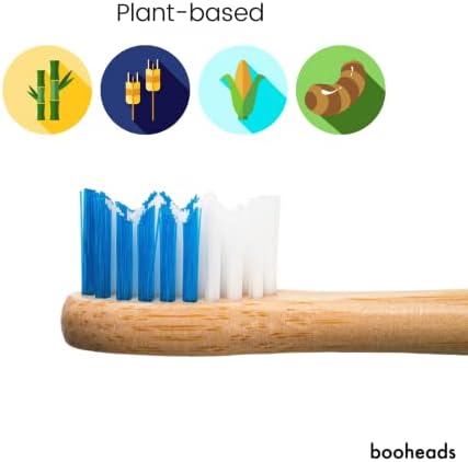 Booheads - Bamboo Bambod Bambrush Bambrush | מיחזור בר-קיימא-סביבה מתכלה. תואם ל- Sonicare